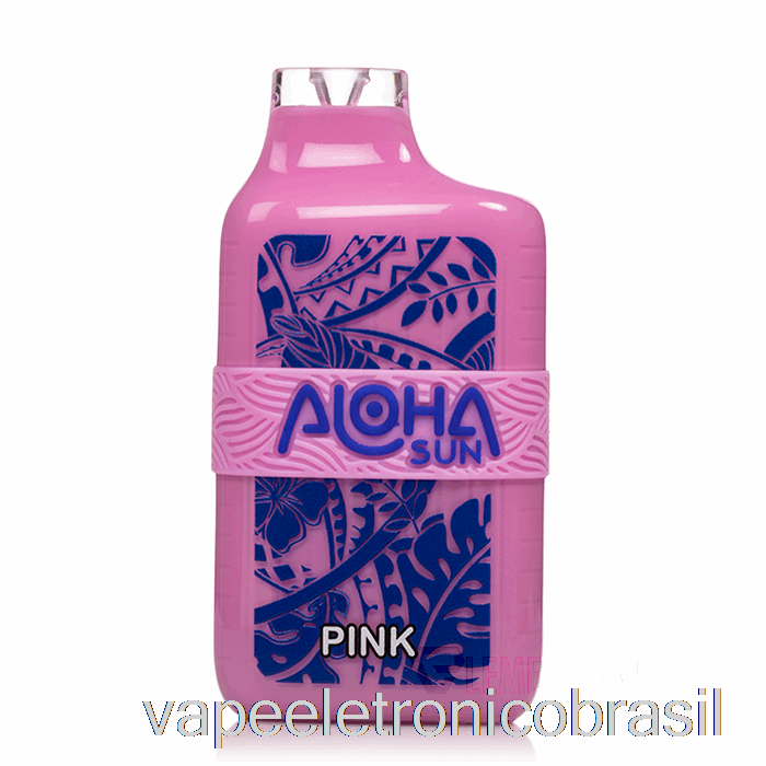 Vape Recarregável Aloha Sun 7000 Descartável Rosa